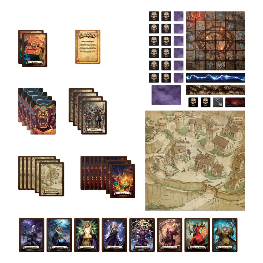 HeroQuest proširenje društvene igre Morcars Magier Quest Pack *njemačka verzija*