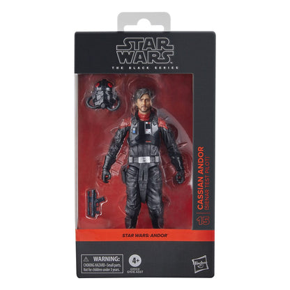Star Wars: Andor Black Series Action Figur Cassian Andor (Sienar Test Pilot) 15 cm