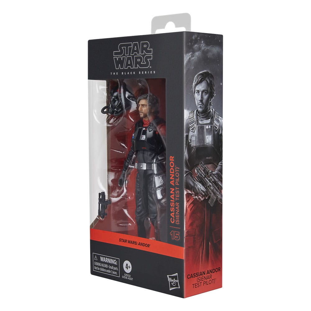 Star Wars: Andor Black Series Action Figur Cassian Andor (Sienar Test Pilot) 15 cm