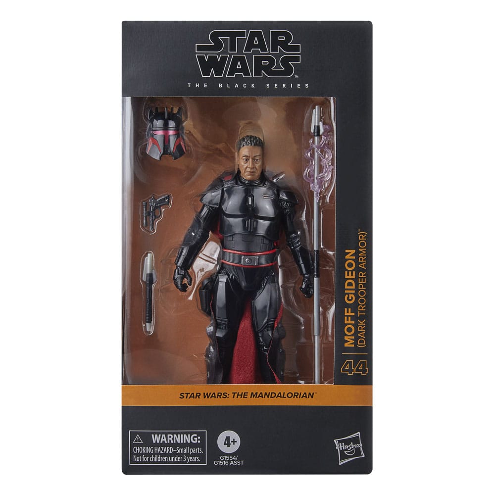 Yıldız Savaşları: Mandalorya Siyah Serisi Aksiyon figürü Moff Gideon (Dark Trooper Zırhı) 15 cm
