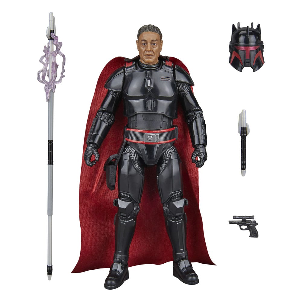 Yıldız Savaşları: Mandalorya Siyah Serisi Aksiyon figürü Moff Gideon (Dark Trooper Zırhı) 15 cm