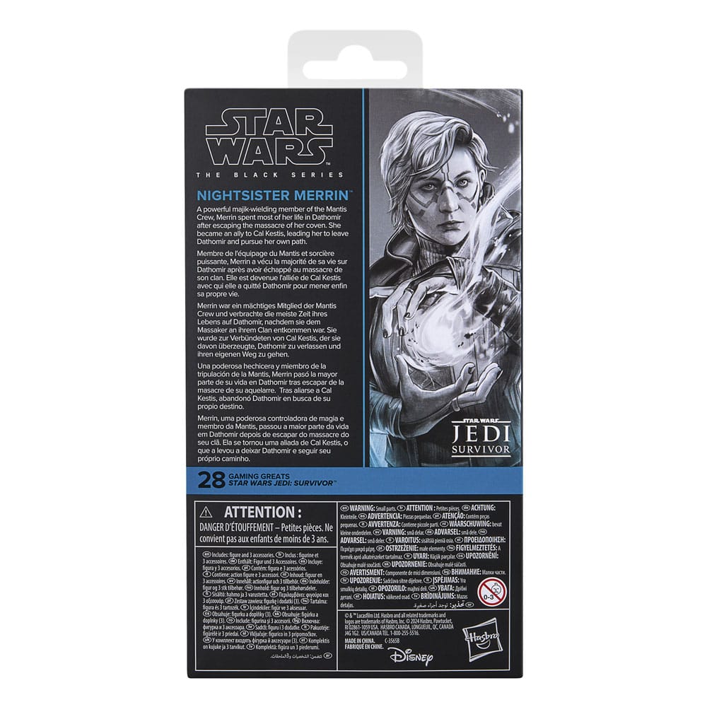 Ratovi zvijezda Jedi: Survivor Black Series Action Figue Nightsister Merrin 15 cm