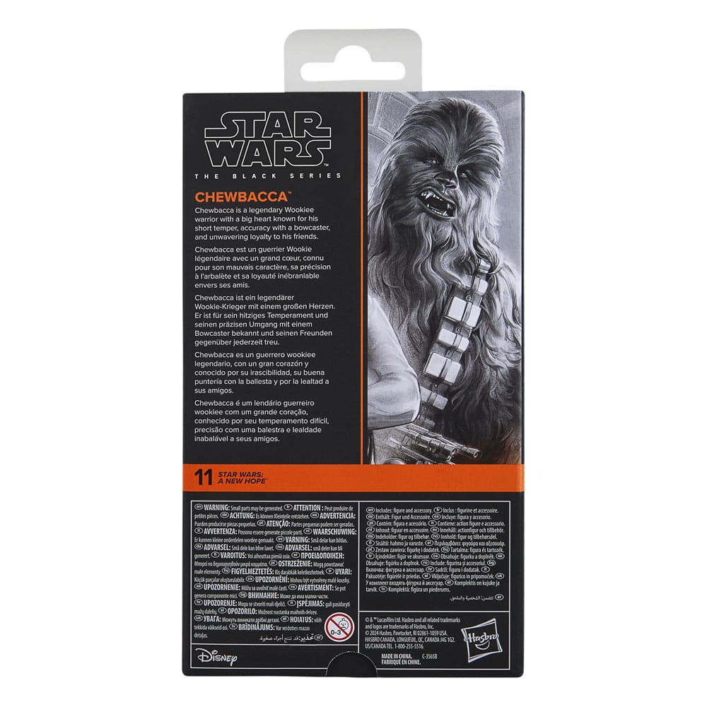 Yıldız Savaşları Bölüm IV Black Serisi Aksiyon Figürü Chewbacca 15 cm