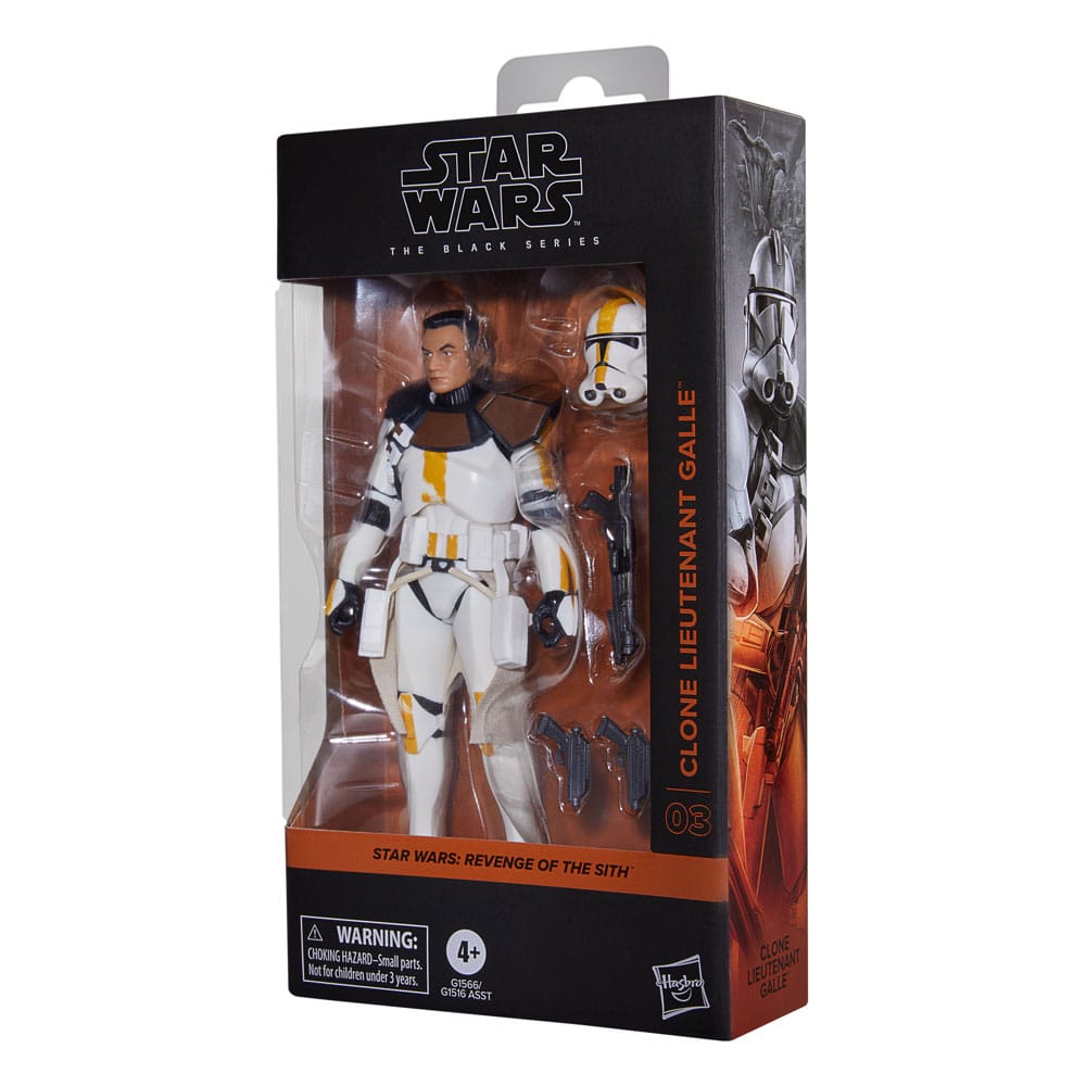 Star Wars Episode III Black Series Actie Figuur Clone Luitenant Galle 15 cm