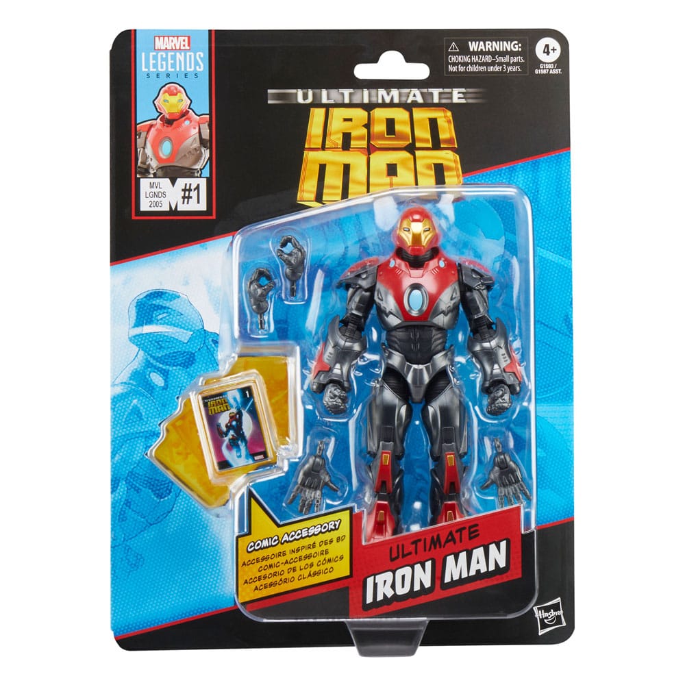 Ultimate Iron Man Marvel Legends Action figürü Ultimate Iron Man 15 cm