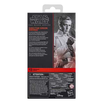 Star Wars: Andor Black -serie Actiefiguur regisseur Orson Krennic 15 cm