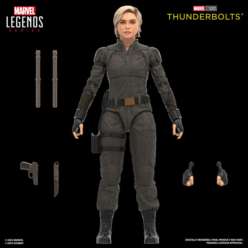 Thunderbolts Marvel Legends Actie Figuur 2-pack Yelena Belova & Red Guardian 15 cm