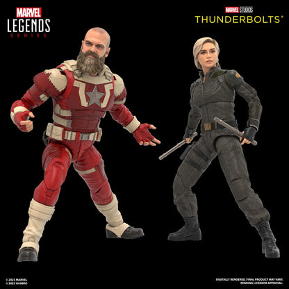Thunderbolts Marvel Legends Action Şekil 2 Pack Yelena Belova & Red Guardian 15 cm