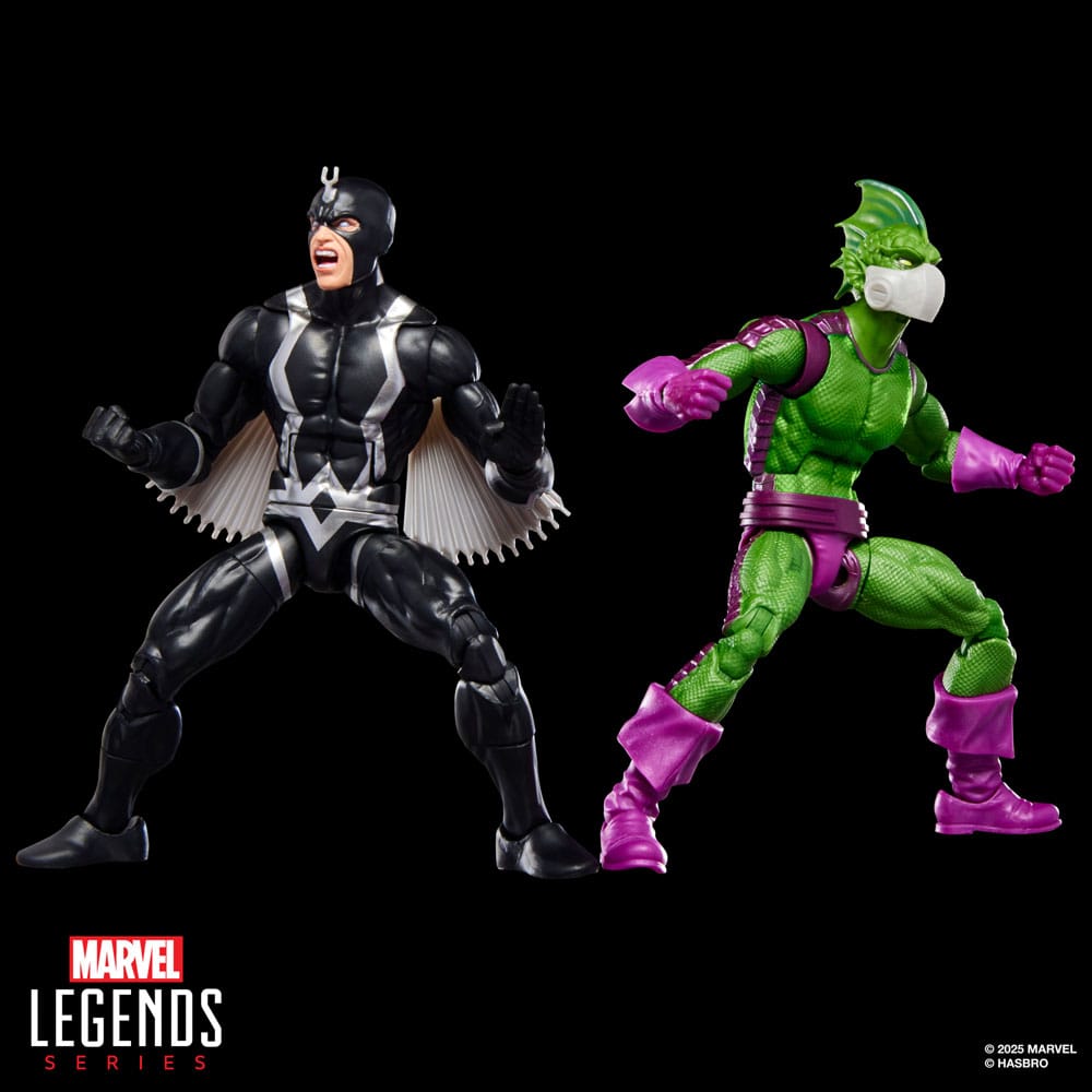 Inhumans Marvel Legends Akcijska figurica 2-Paket Black Bolt & Marvel's Triton 15 cm