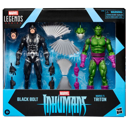 Inhumans Marvel Legends Akcijska figurica 2-Paket Black Bolt & Marvel's Triton 15 cm