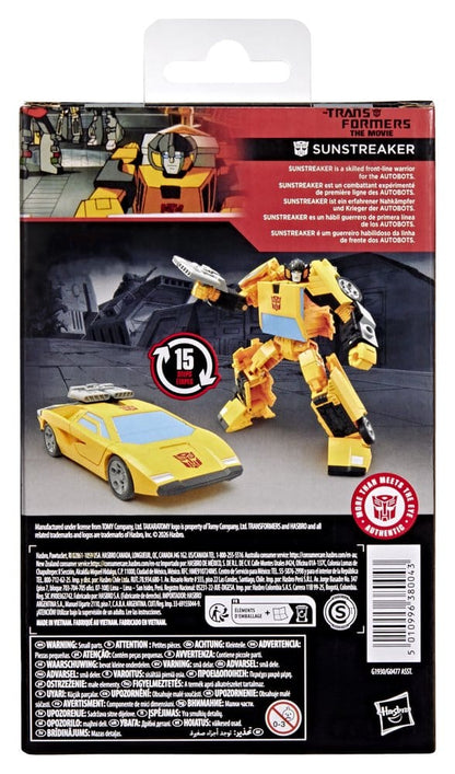 The Transformers: The Movie Studio Series Deluxe Class Actiefiguur Sunstreaker 11 cm