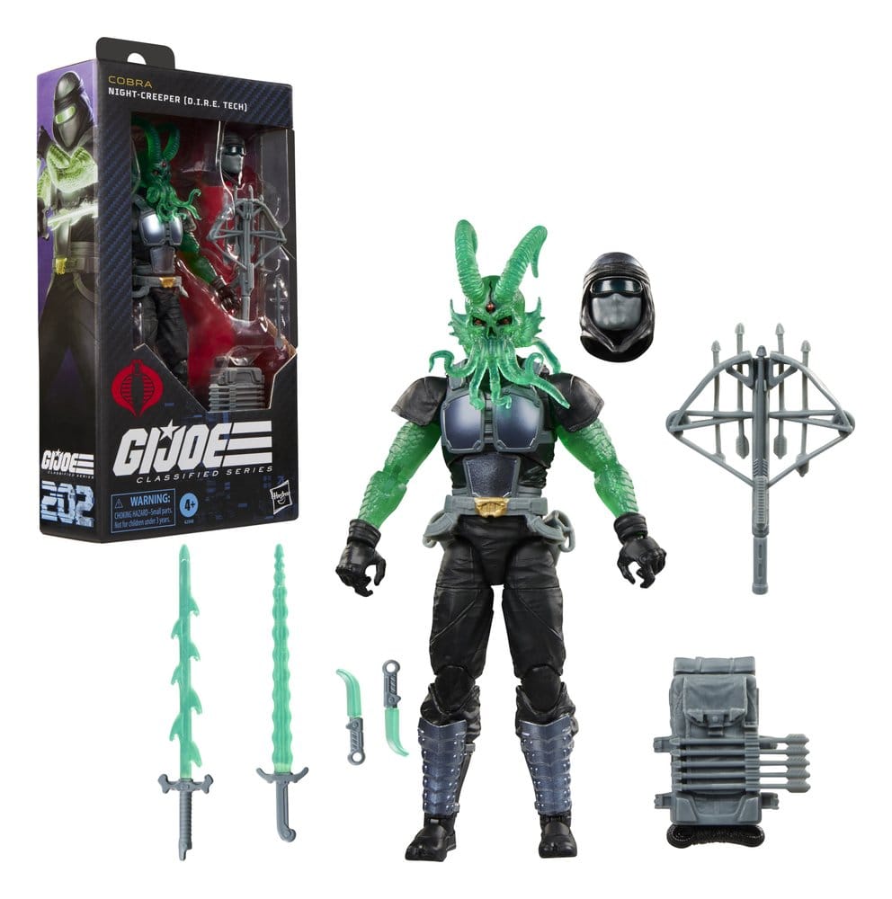 G.I. Joe Classified Series Actiefiguur #202 Night-Creeper (D.I.R.E. Tech) 15 cm