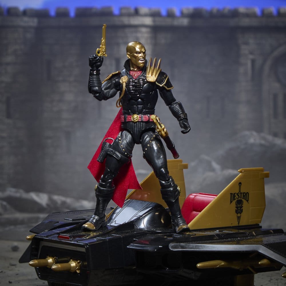 G.I. Joe Classified Series Action Figur og Vehicle Set #203 Destro & Iron Grenadier Despoiler 15 cm