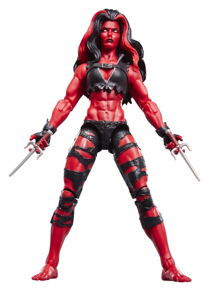 Figura d'azione Hulk Marvel Legends She-Hulk rossa 15 cm