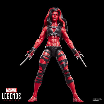 Figura d'azione Hulk Marvel Legends She-Hulk rossa 15 cm