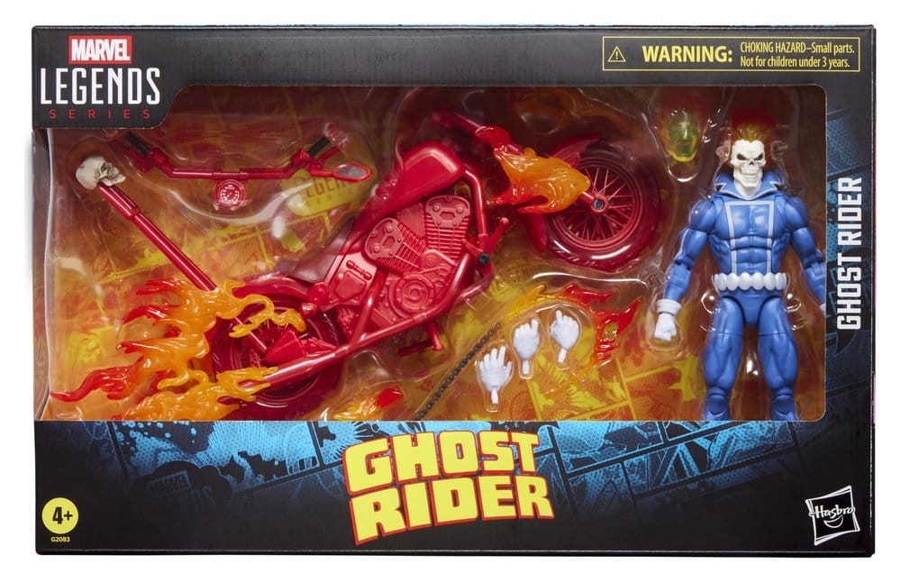 Ghost Rider Marvel Legends Actionfigur Johnny Blaze mit Motorrad 15 cm