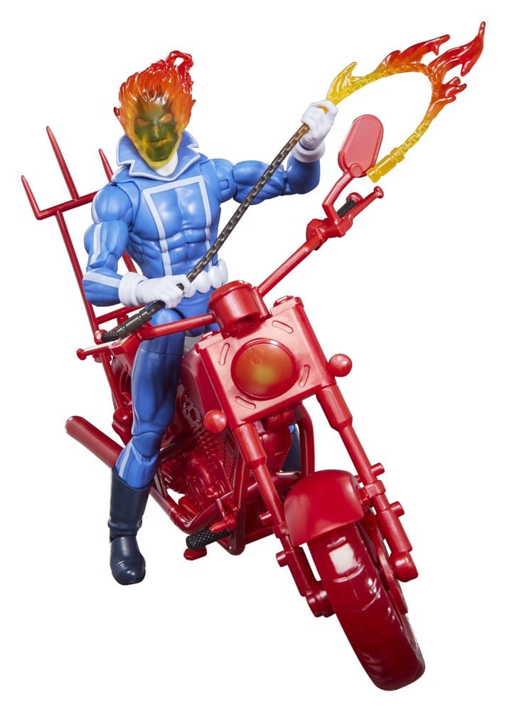 Ghost Rider Marvel Legends Actionfigur Johnny Blaze mit Motorrad 15 cm