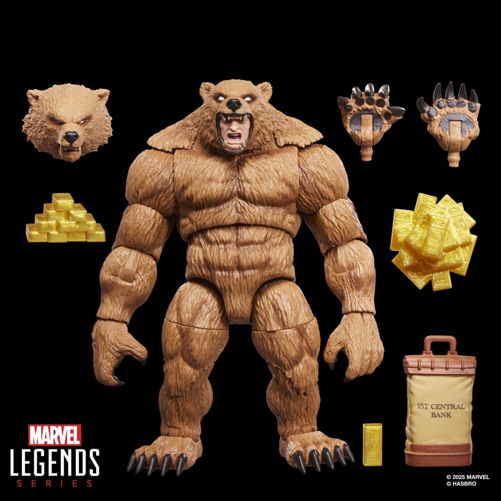 İnanılmaz Örümcek Adam Marvel Legends Aksiyon Figürü Marvel's Grizzly 15 cm