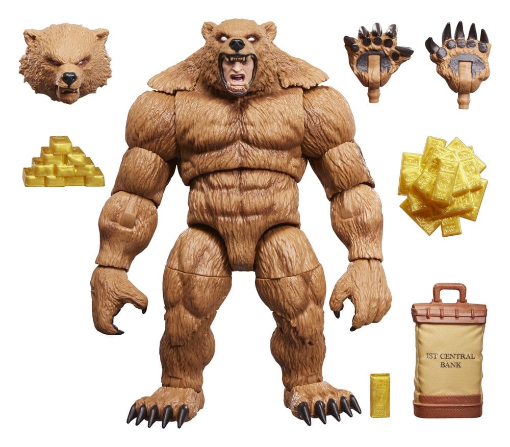 İnanılmaz Örümcek Adam Marvel Legends Aksiyon Figürü Marvel's Grizzly 15 cm