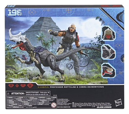 G.I. Joe Classified Series Action Figur 2-Pack #196 Professor Rottclaw & Cobra Deinonychus 15 cm