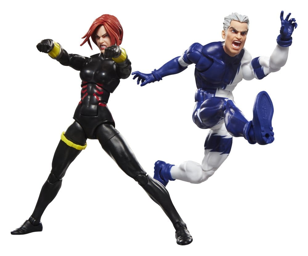 Avengers Marvel Legends Action Figur 2-Pack Black Widow & Quicksilver 15 cm