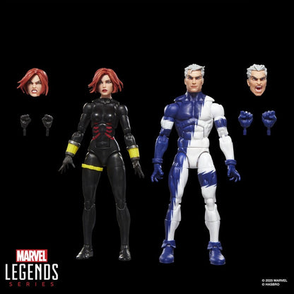 Avengers Marvel Legends Action Figur 2-Pack Black Widow & Quicksilver 15 cm