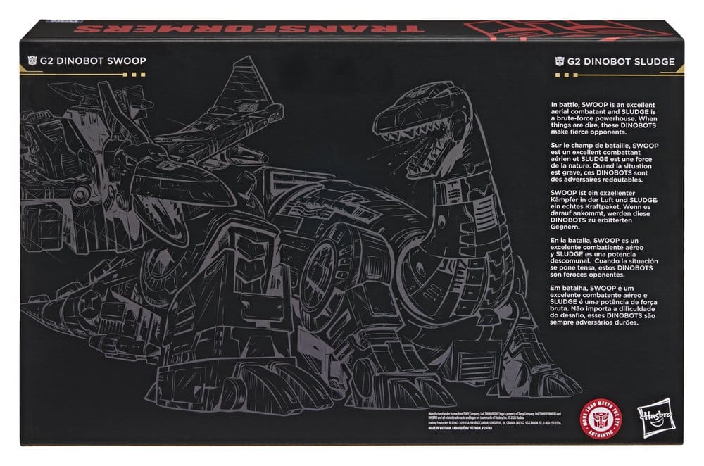 Transformers Age of the Primes Leader Class Action Figur 2-Pack G2 G2 Dinobot Swoop & G2 Dinobot Slam 19 cm