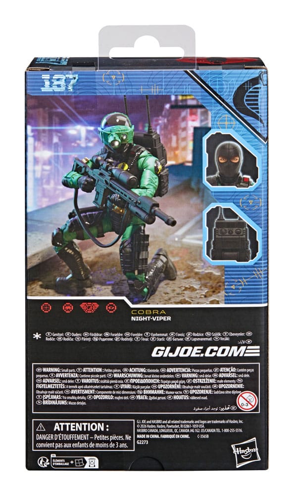 GI Joe Classified Series Action Figure Night-Viper 15 cm