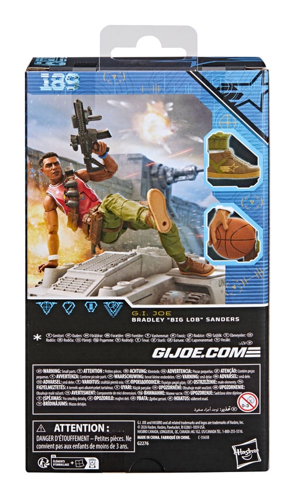G.I. Joe Classified Series Actiefiguur Bradley "Big Lob" Sanders 15 cm