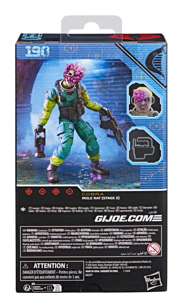 G.I. Joe Classified Series Action Figur Mole Rotte (Stage 2) 15 cm