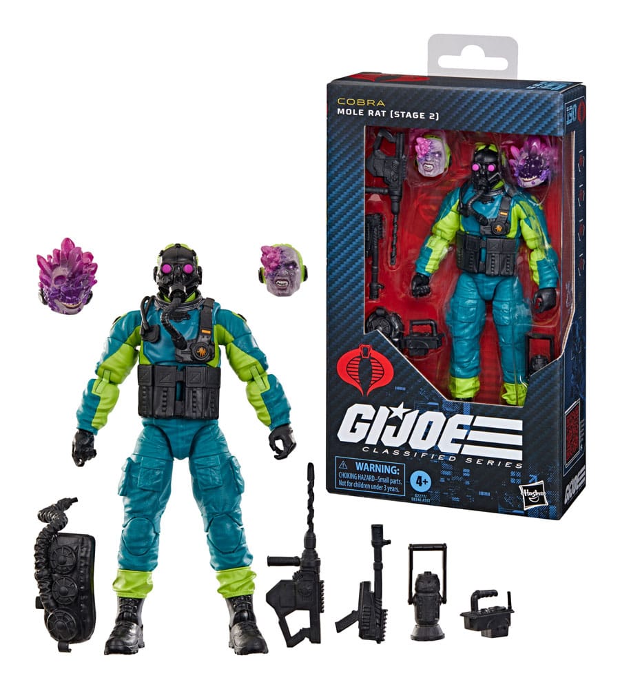 G.I. Joe Classified Series Action Figur Mole Rotte (Stage 2) 15 cm