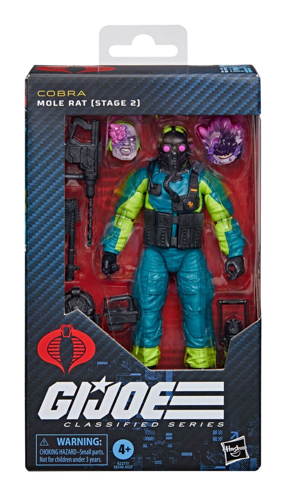 G.I. Joe Classified Series Action Figur Mole Rotte (Stage 2) 15 cm