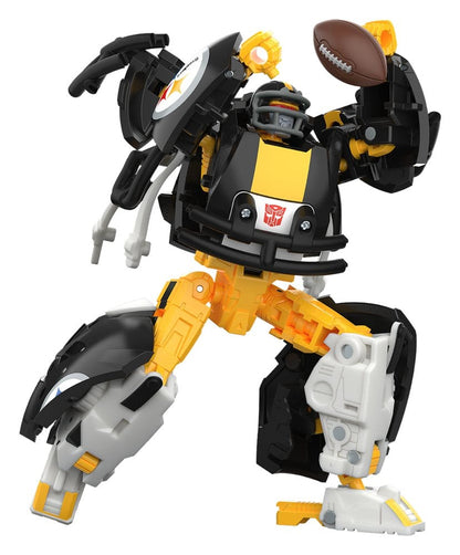 Figurine Transformers x NFL Pittsburgh Steelers : Steelsmash 14 cm