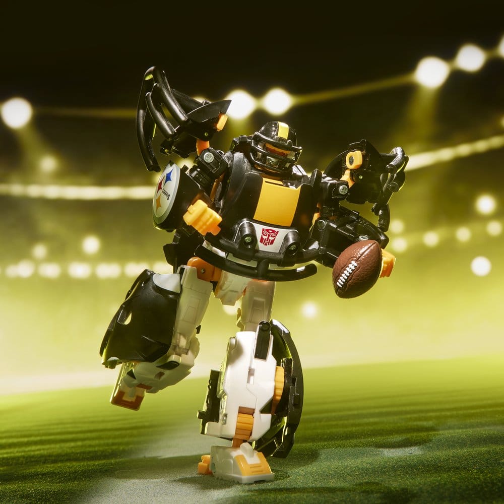 Figurine Transformers x NFL Pittsburgh Steelers : Steelsmash 14 cm
