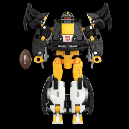 Figurine Transformers x NFL Pittsburgh Steelers : Steelsmash 14 cm