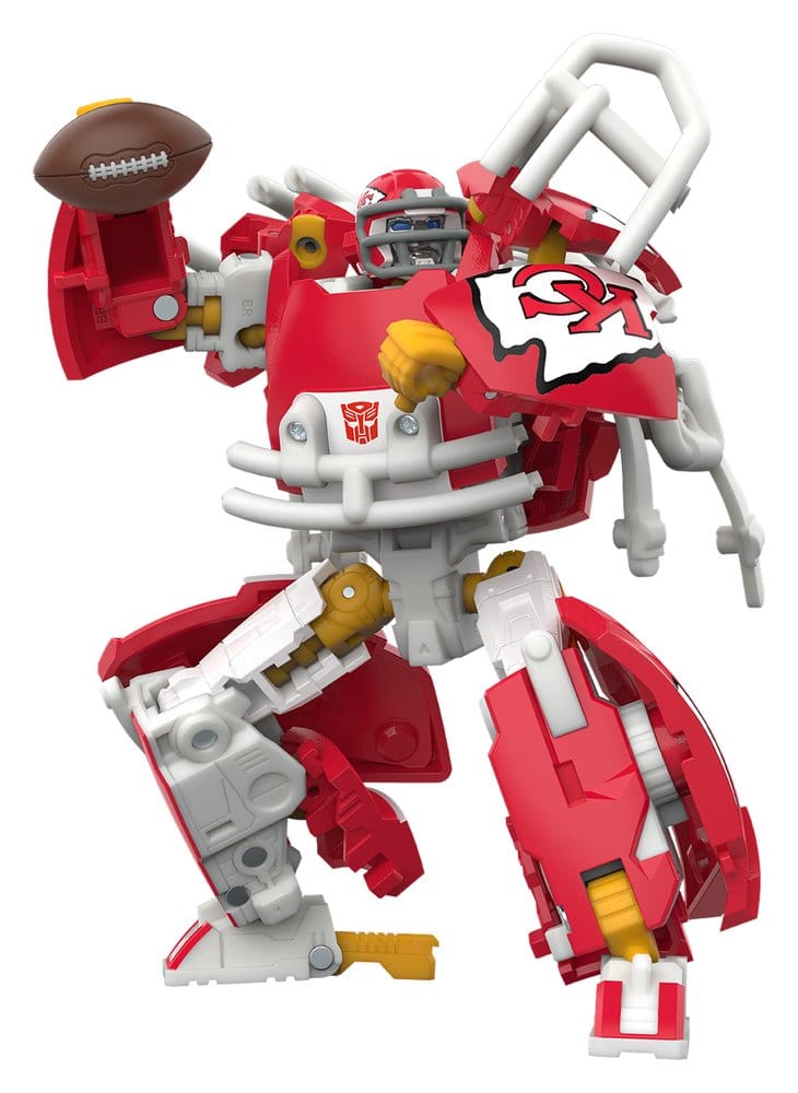 Figurine Transformers x NFL Chiefs de Kansas City : KC-59 14 cm