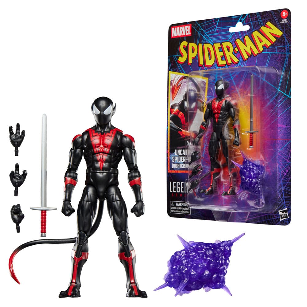 Spider-Man Marvel Legends Action Figure retrò Uncanny Spider-Man (Nightcrawler) 15 cm