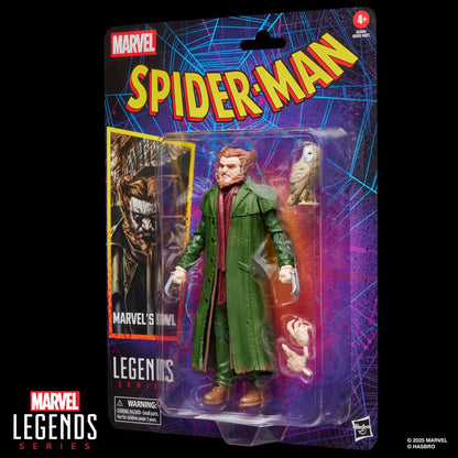 Spider-Man Marvel Legends Figura de acción retro Búho de Marvel 15 cm