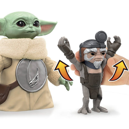 Star Wars: The Mandalorian & Grogu Elektronisch actiefiguur Huggin' Grogu & Anzellan 17 cm