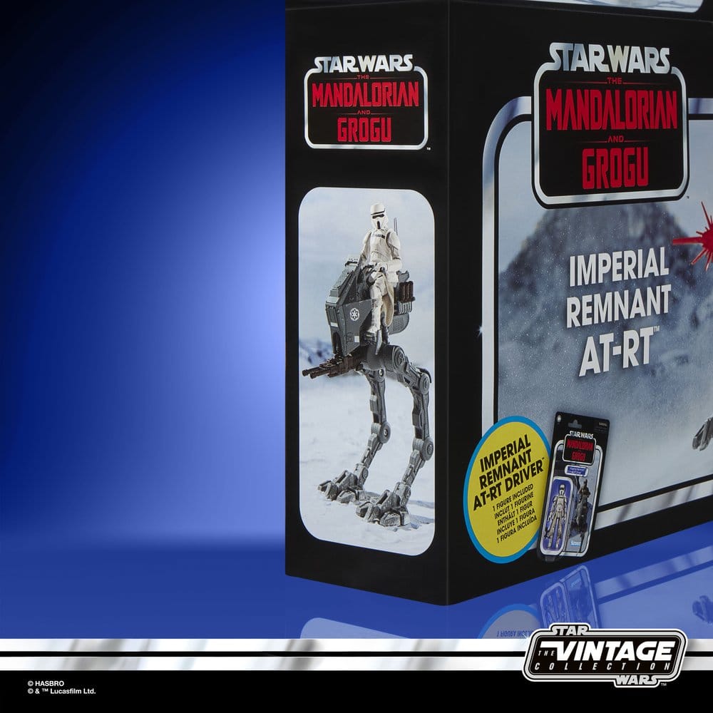 Star Wars : The Mandalorian & Grogu Vintage Collection Véhicule Imperial Remnant AT-RT 10 cm