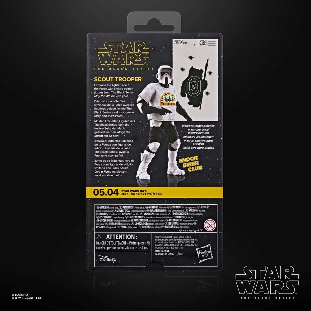 Star Wars Black Series Actiefiguur Scout Trooper May the 4th Be With You 15 cm