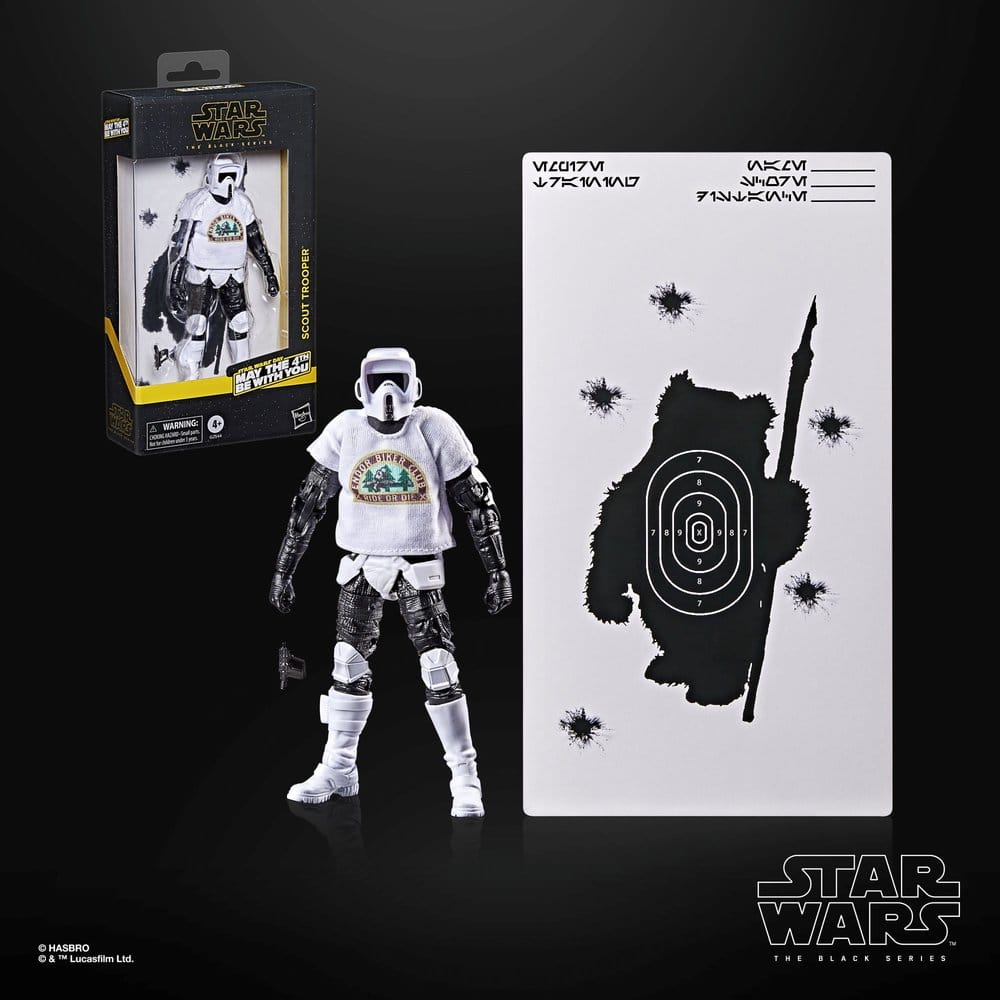 Star Wars Black Series Actiefiguur Scout Trooper May the 4th Be With You 15 cm