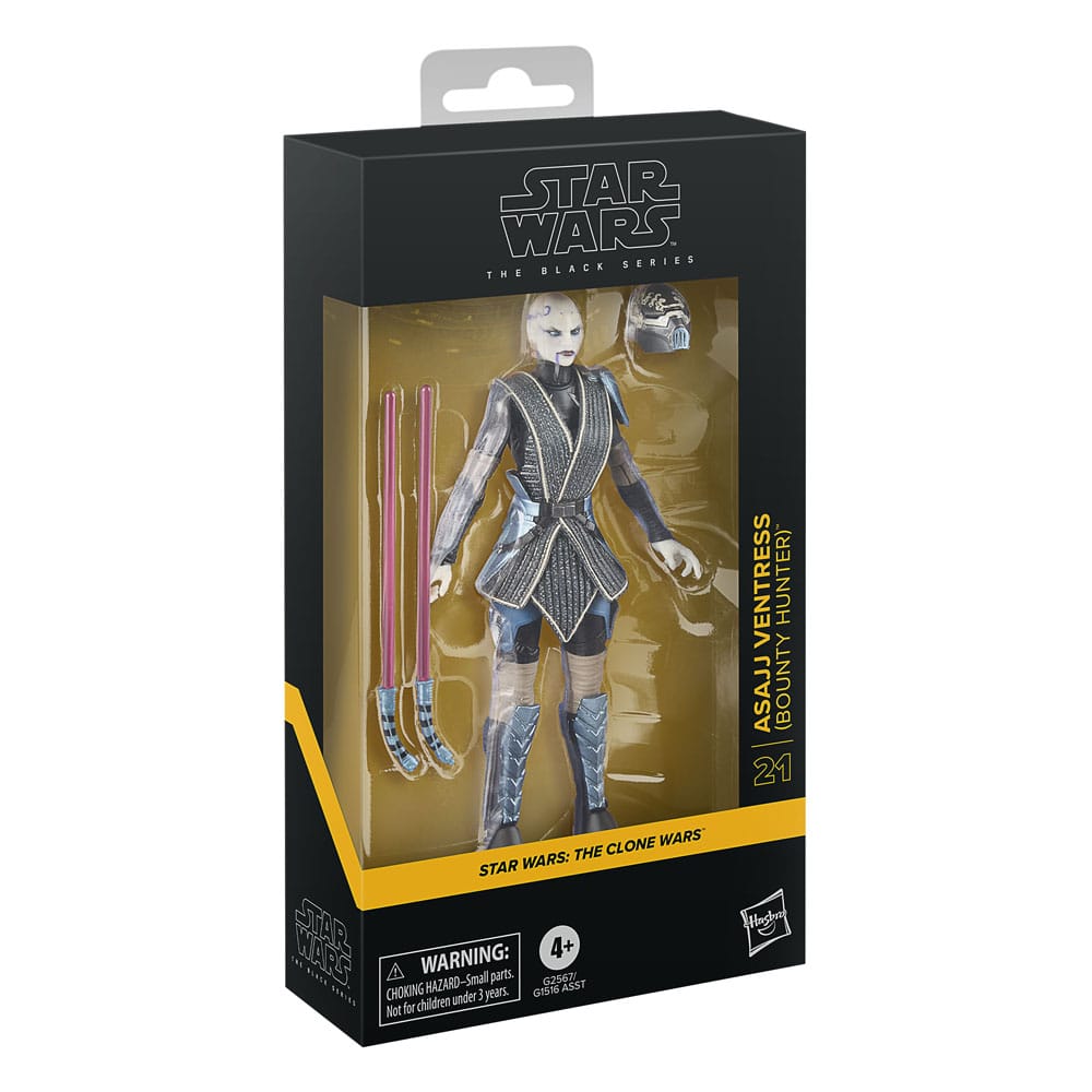Star Wars: The Clone Wars Black Series Action Figur Asajj Ventress (Bounty Hunter) 15 cm