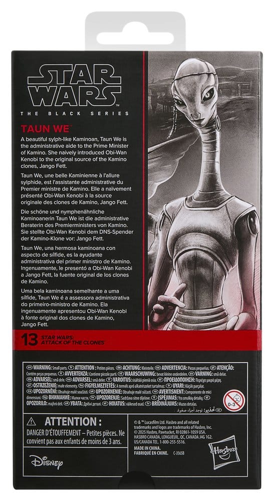 Star Wars Episodio II Serie Nera Action Figure Taun We 15 cm