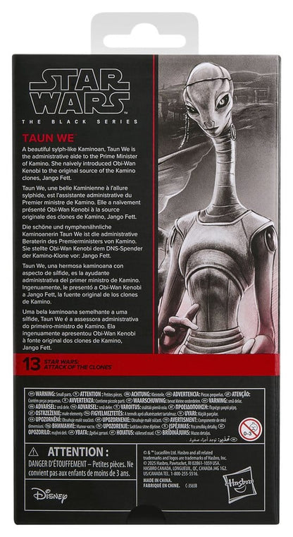 Star Wars Episodio II Serie Nera Action Figure Taun We 15 cm