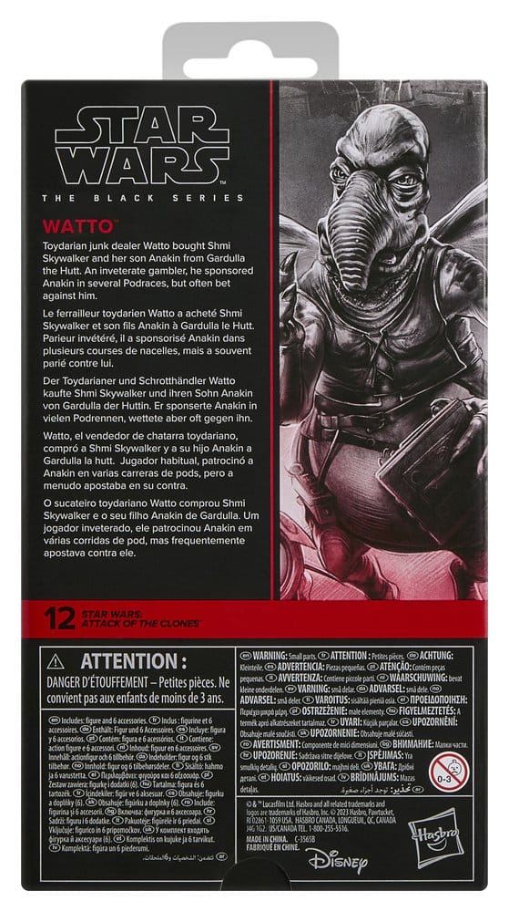 Star Wars Episode II Black Series Action Figur Watto 15 cm