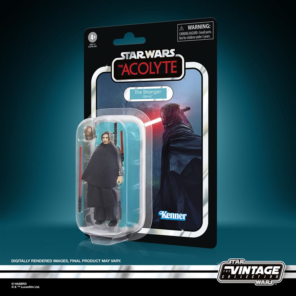 Star Wars: The Acolyte Vintage Koleksiyonu Aksiyon Figürü Yabancı (Qimir) 10 cm