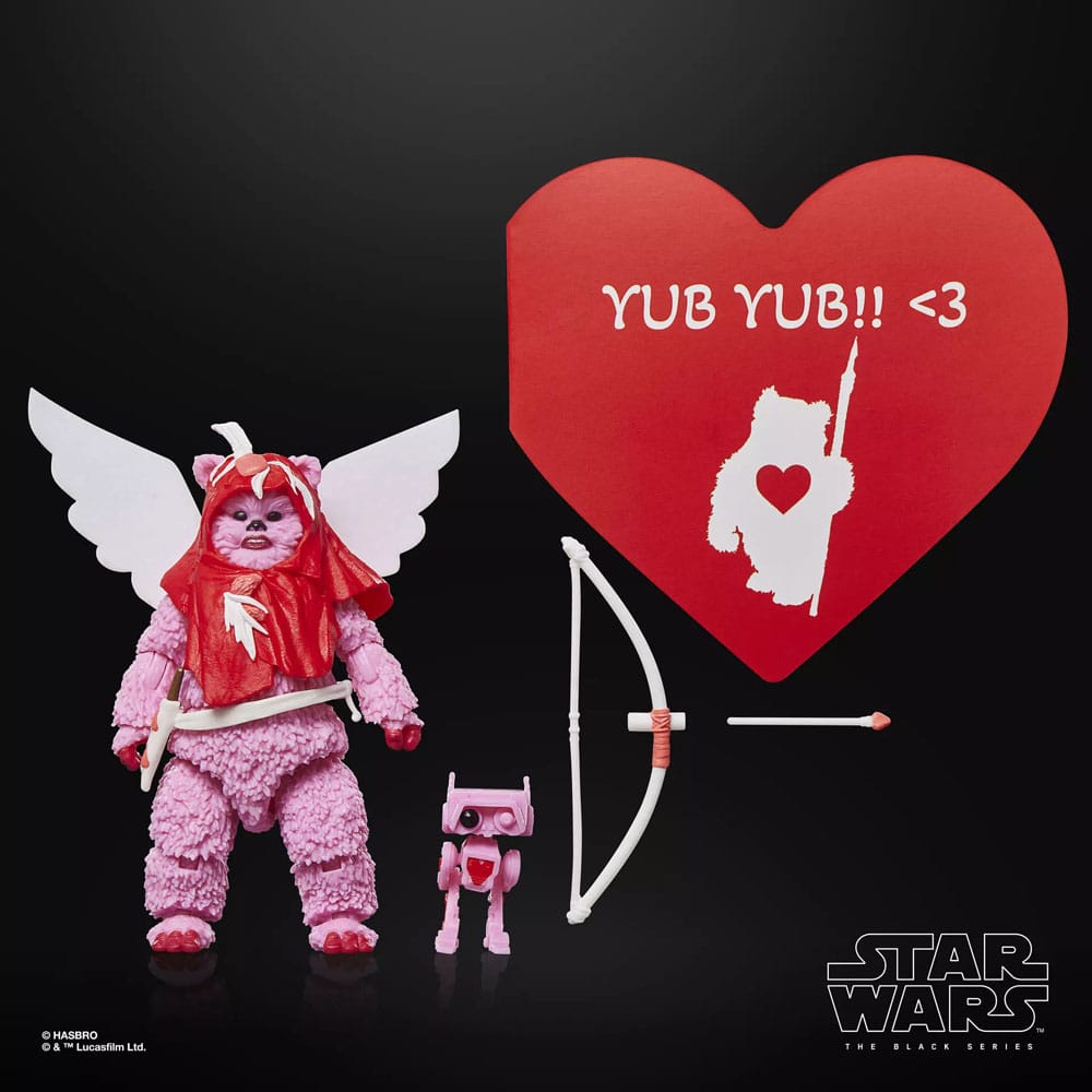 Star Wars Black Series Action Figur Ewok (Valentine's Day Edition) 15 cm