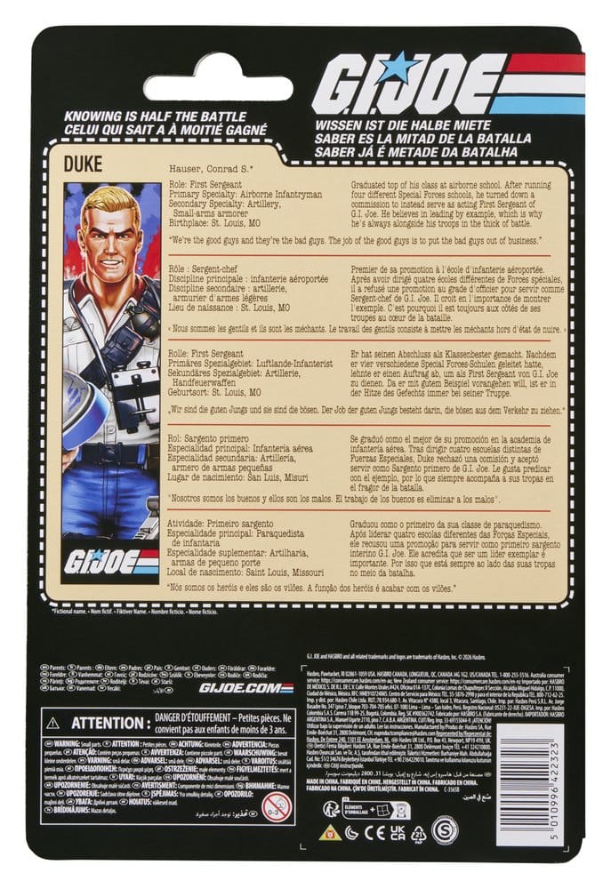 GI Joe Classified Series Retro Action Figure Duke 15 cm