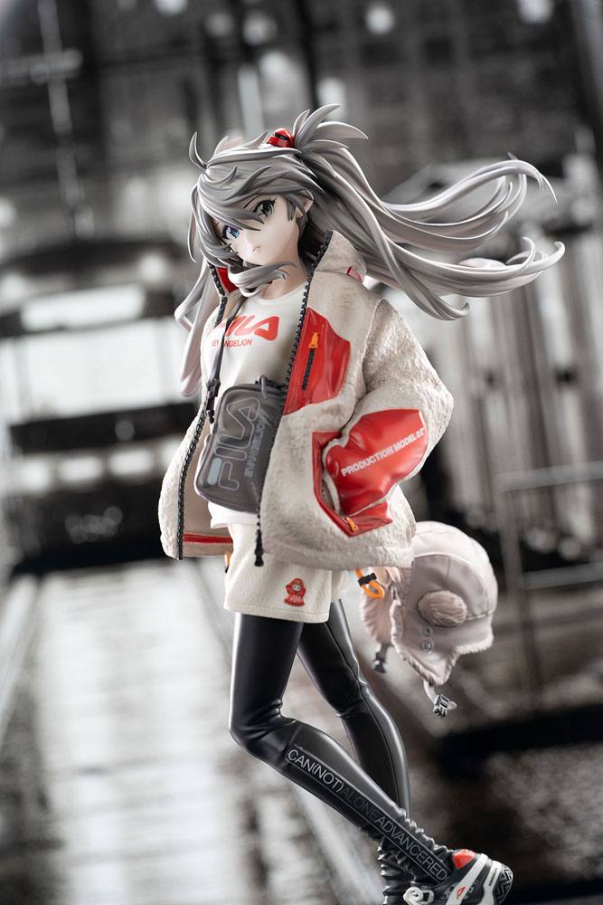 Neon Genesis Evangelion PVC Status 1/7 Shikinami Asuka Langley Ver. Radio Eva Dio 2 Izvorna boja 25 cm